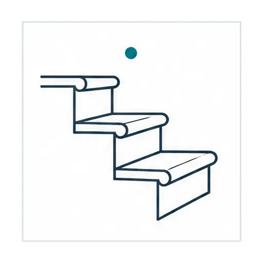 Schematic icon: Hardwood Stairs