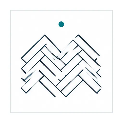 Schematic icon: Herringbone and Chevron Floors
