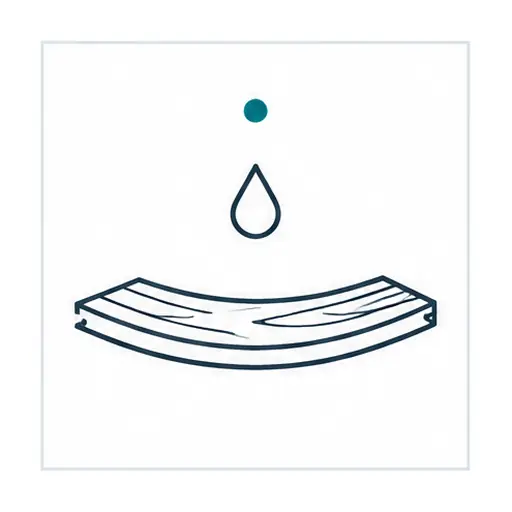 Schematic icon: Water-Damaged Hardwood Floor Repair